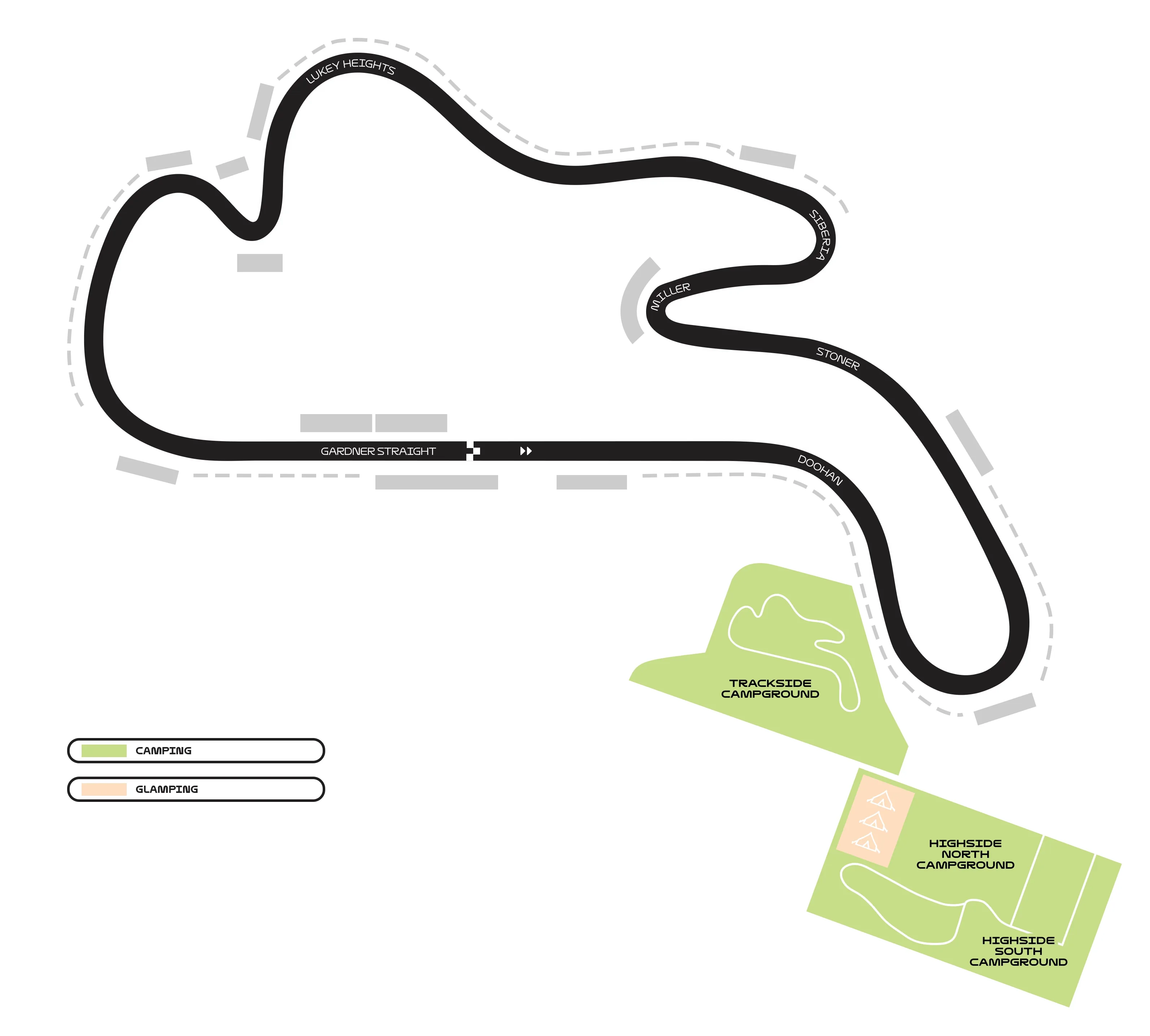 MotoGP™ Campgrounds Map